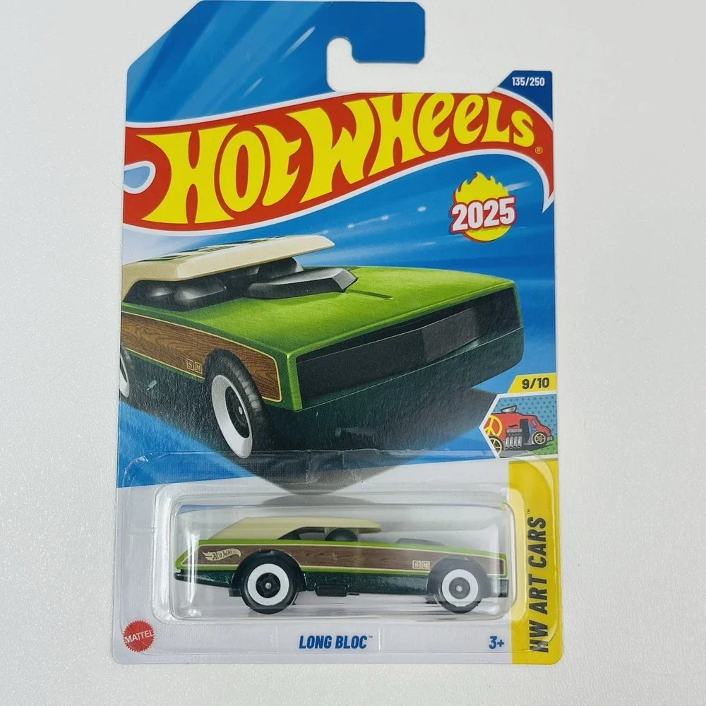 Hot Wheels Long Bloc HW Art Cars 2025 Green Mattel 135/250